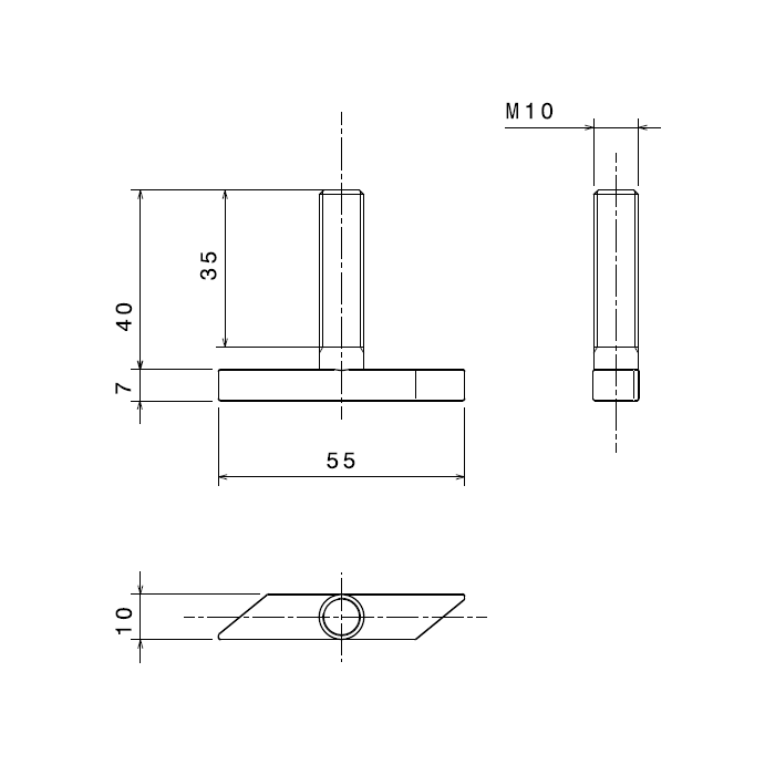 Kit 4 fixations Bumper