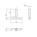 Kit 4 fixations Bumper