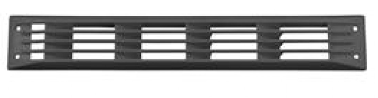 [1494A5] Vent Louvered Noir 