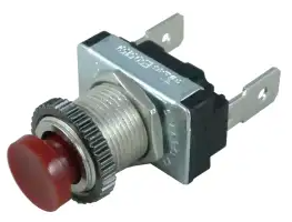 Chrome Brass Horn Button