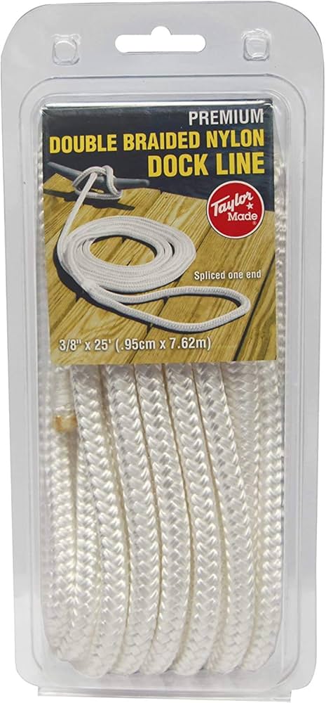 [11329] Nylon Double Tressé 3/8'' x 25'