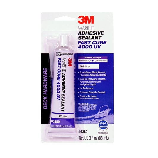 [600-05280 5490122] 3M Scellant adhésif marin 5200 88 ml Blanc
