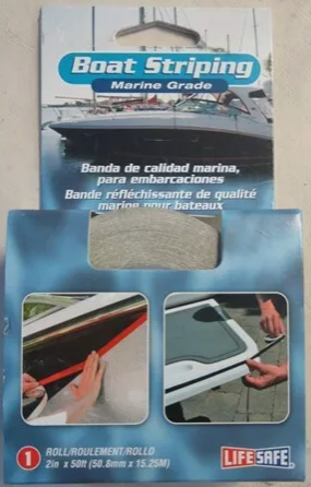 [5700398839] Boat Striping 2in x 50ft Silver