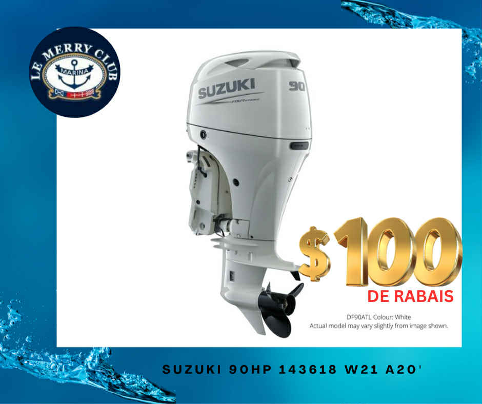 Suzuki 90HP 143618 W21 A20'' (173CC Stingray 36NA424)
