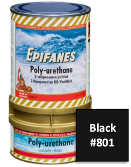 [8921234] Epifanes Poly-urethane 801 Black A+B