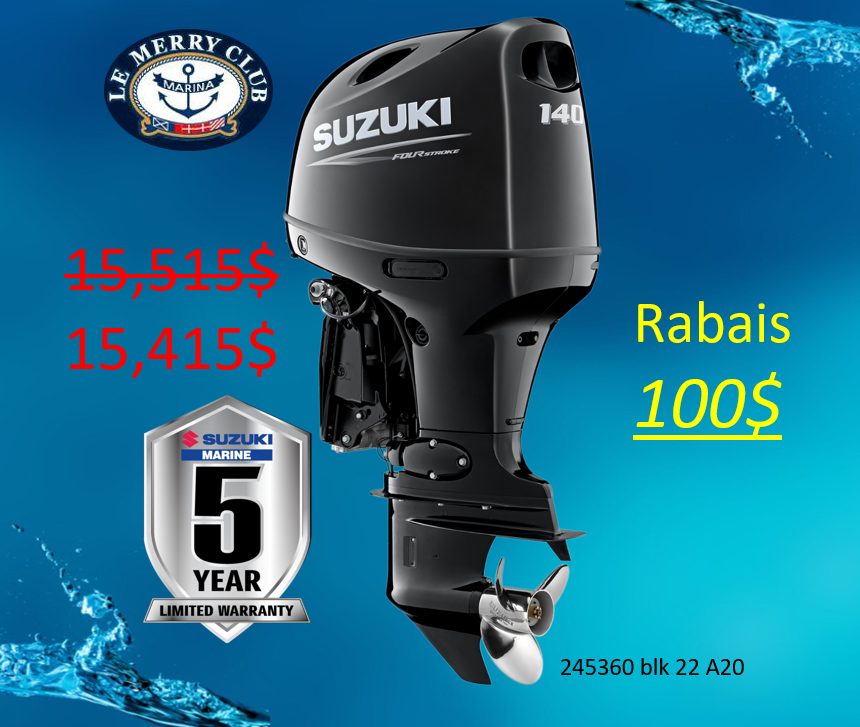 Suzuki 140HP blk A20 ( CX 21 R 2025)