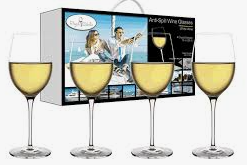 [627843608950] Anti-Spill Wine Glasses