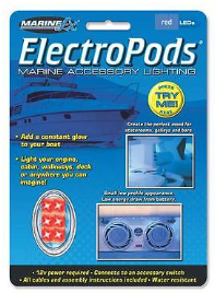 [084102] Accessoires d'éclairage marins ElctroPods LED rouges