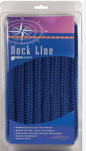 [73865644054] Unicord Dock Line 1/2x20 Blue