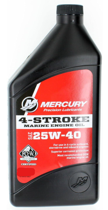 [8m0078639] 4-Stroke Marine Engine Oil SAE 25W-40 1Litre