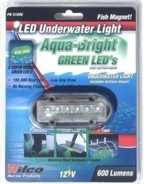 Lampe sous-marine à LED Aqua-Bright LED vertes