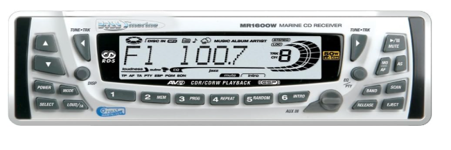 [79148910518] BOSS Audio Systems MR1600W Marine CE Receiver