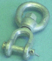 [m1003 181212] Galvanized Eye to Jaw Swivel 1/2''