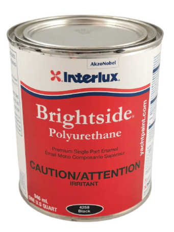 [4258q 8921123] Brightside Polyurethane 4258 Black 946ml