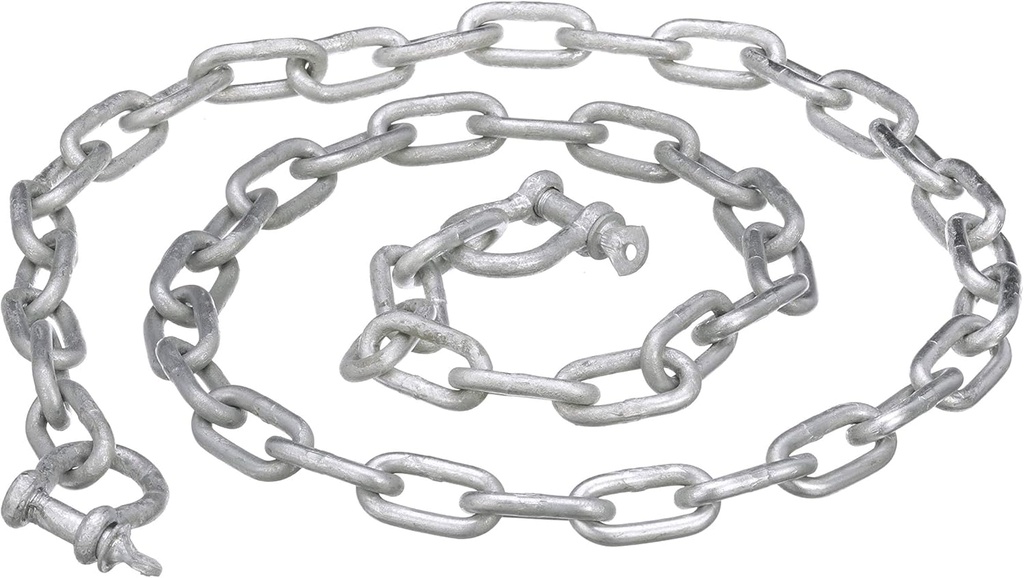 CHAIN, GALVANIZED GENERAL PURPOSE 3/8" 63 FT PAIL