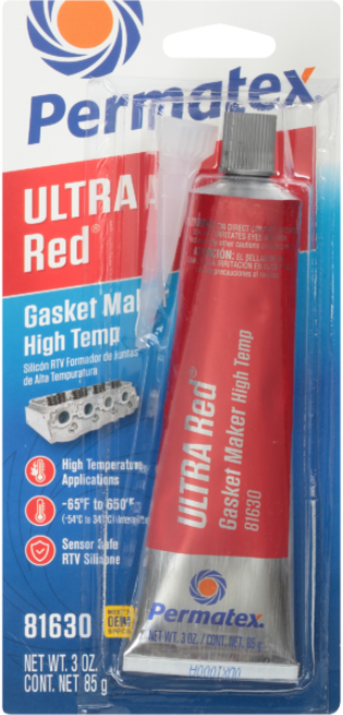Gasket Hi-Temp RTV Red 80ml