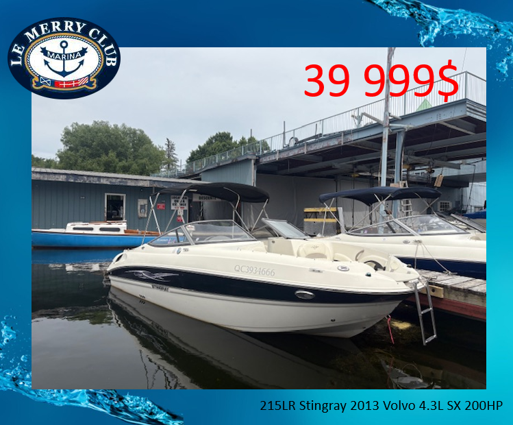 [STI215LR Échange bk/ox/bk (PNYUSADYA313) CL] 215LR Stingray 2013 Volvo 4.3L SX 200HP