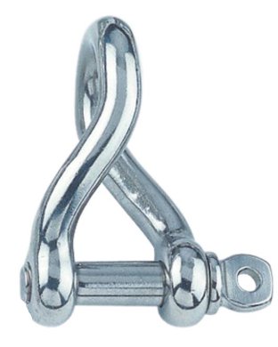 [m631 13035] 1/4'' Twist Shackle