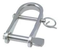 [m648 13052] 3/16'' Stamped Halyard Shackle