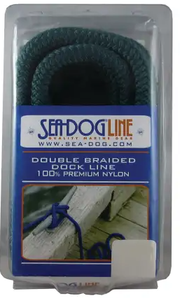 [302112015tl-1] SeaDogLine Double Braided Dock Line 1/2x15 TL Green