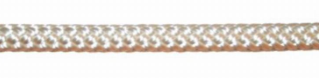 [43pyb 346000] Cord Polyester Yacht Braid 3/4  White