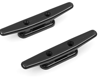 [420-43050] Black nylon Open Base Cleat - 5''