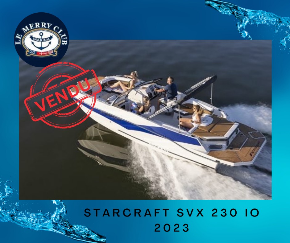 Starcraft SVX 230 IO Mercruiser 6.2L 300Hp