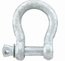 Galvanized Screw Pin Anchor Shackle 7/16'' 3/8''