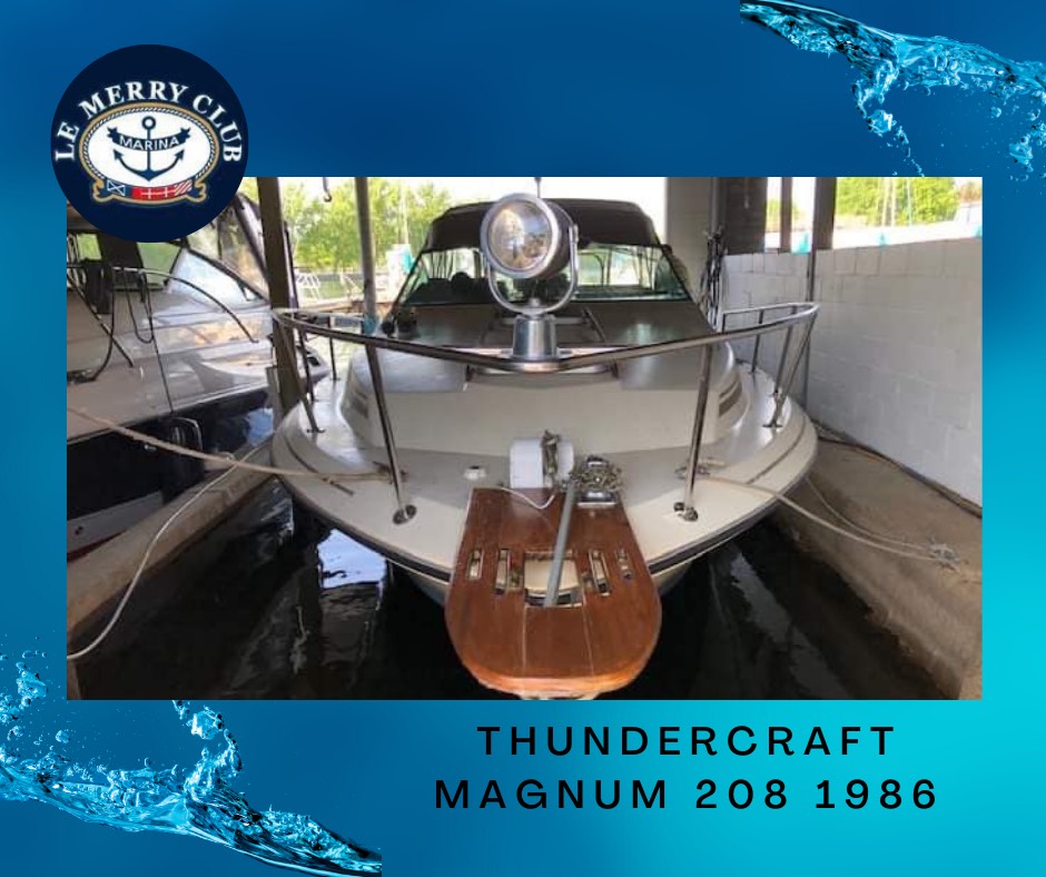 U Thundercraft Magnum 280 1986, 2 moteurs Mercury