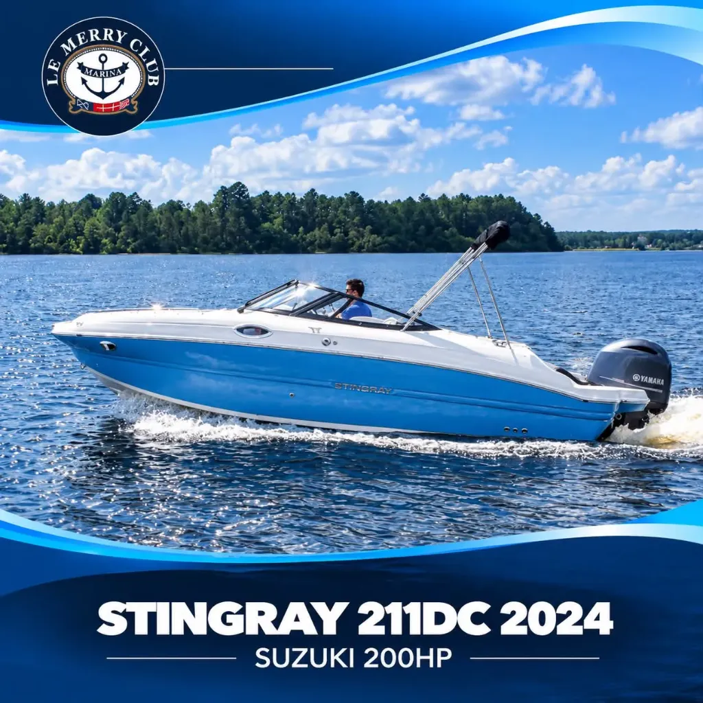 [STI211DC syb/wh-br/bk (PNYUS300I324) PKG] 211DC Stingray 2024 Suzuki 200HP