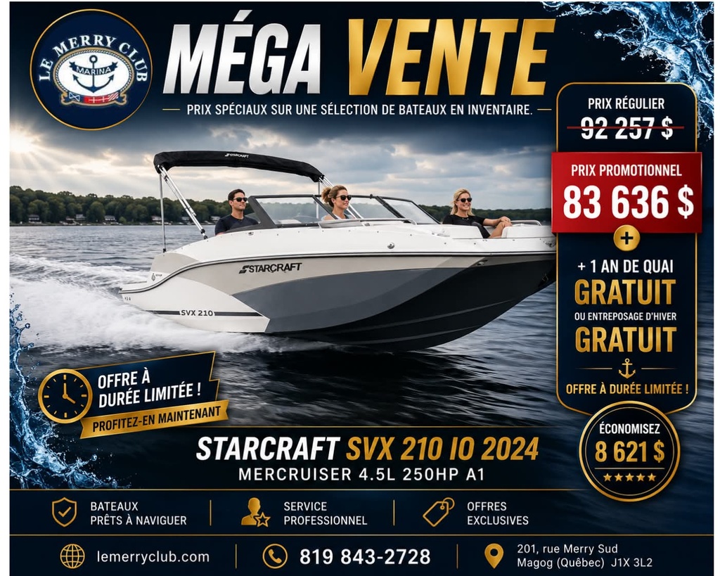 SVX 210 IO Merc 250Hp Alpha (2A787203)