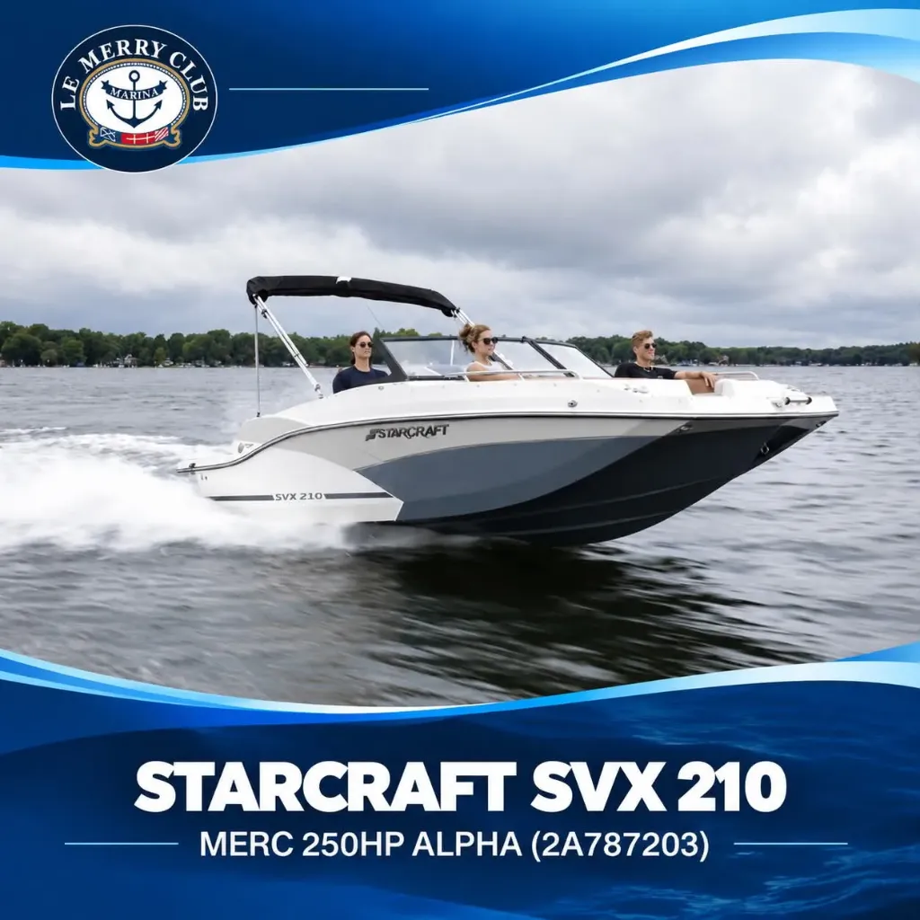[STA210 IO qs/cgn/bk (STR87911F324)] Starcraft SVX 210 IO 2024 Mercruiser 4.5L  250HP A1