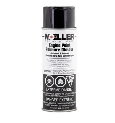Peinture Moteur, I/O Mercury Noir 340g