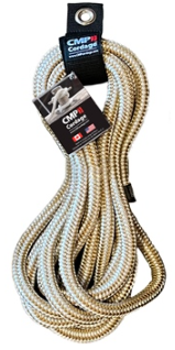 [106-12103] Cordage CMP Double Braid White/Gold 1/2''x10'