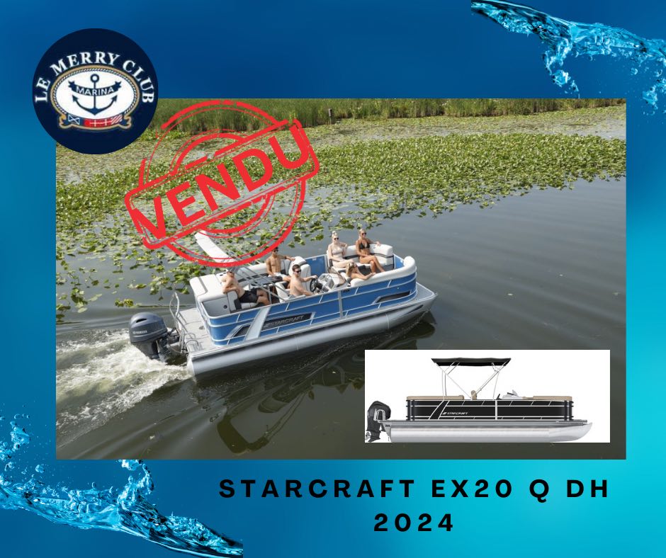 Starcraft Ponton EX20QDH 2024 Mercury Pre rig