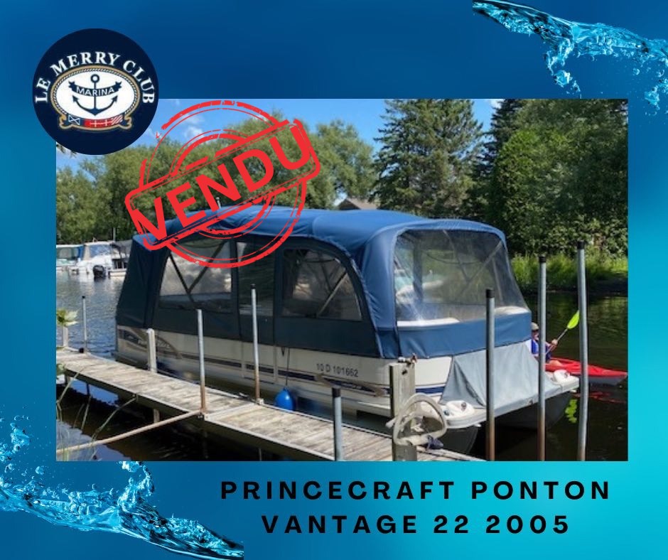 Princecraft Ponton Vantage 22 2005 Mercury 90HP