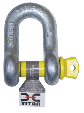 [10319062] Chain Shackle 1/4 Galv.