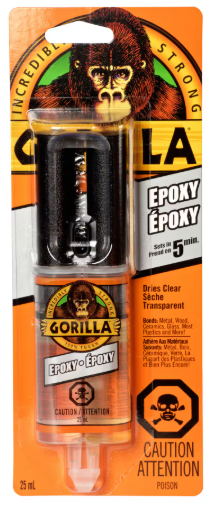 Gorilla 2part Epoxy 5min.