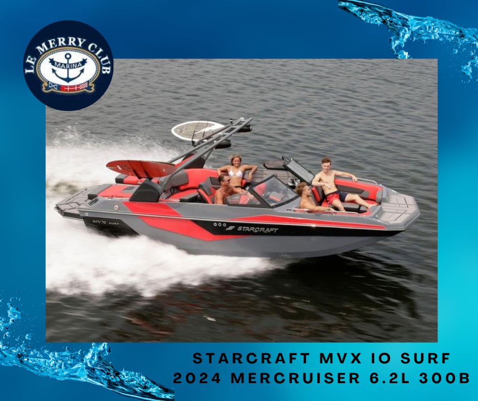 Starcraft MVX IO SURF 2024 Mercruiser6.2L 300B (copie)