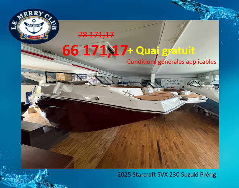 Starcraft SVX 230 OB 2025 Suzuki prerig