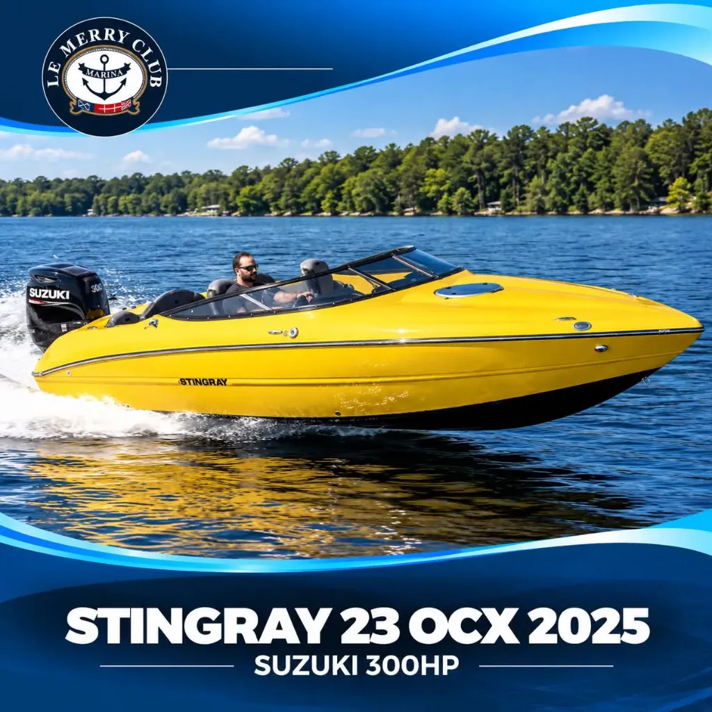 [STI23OCX yellow/bk (PNYUS3DKF425) PKG] 23 OCX Stingray 2025 Suzuki 300HP