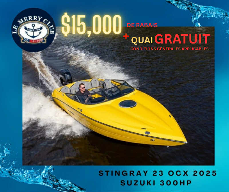 23 OCX Stingray 2025 Suzuki 300HP
