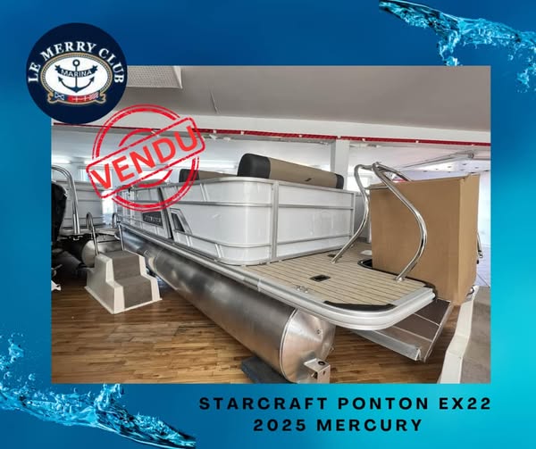 Starcraft Ponton EX22 Weekender 2024 Suzuki 200ATXW 23 A25''  blanc (copie)