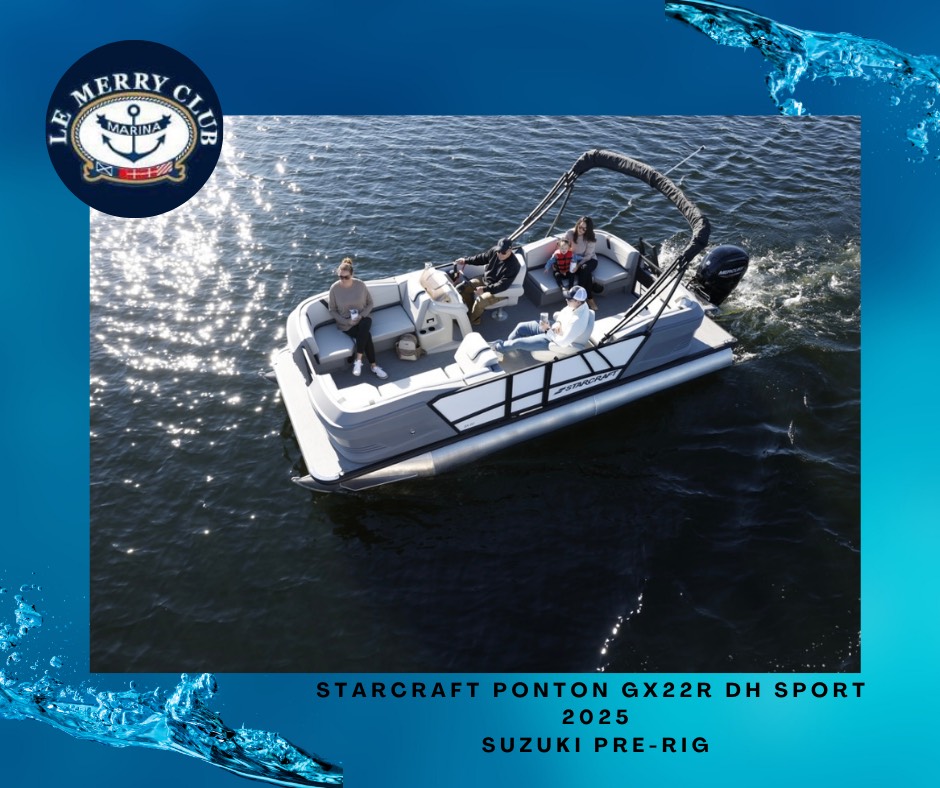 Starcraft Ponton GX22R DH Sport 2025 Suzuki PRÈCONFIGURÈ