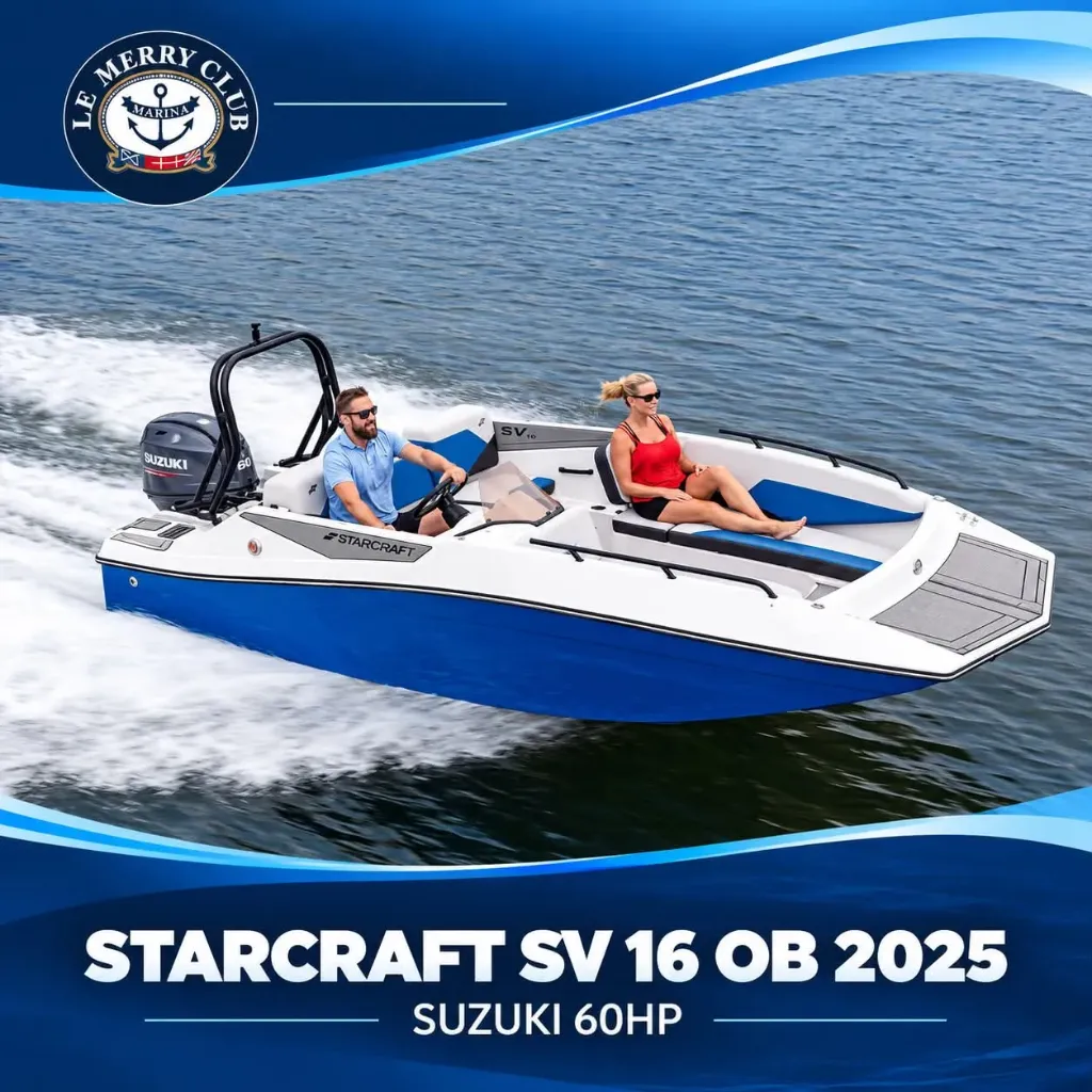 [SV16 OB blue (STR02404B525) NPKG] Starcraft SV 16 OB 2025 suzuki 60HP