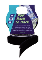 Back to Back Fastener Noir