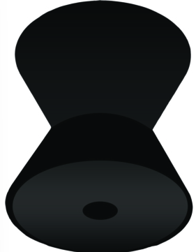 [745678] Bow Roller Rubber 3x5 inch