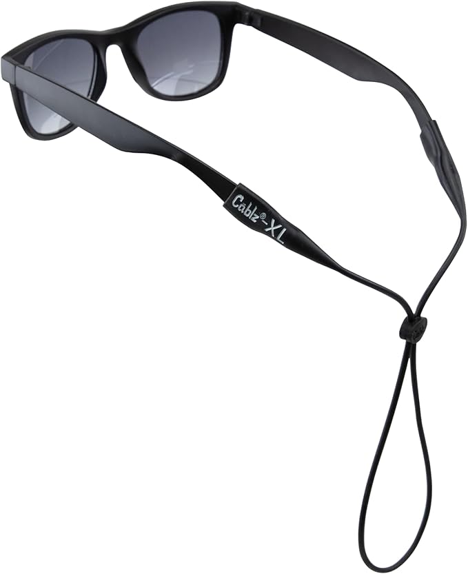 [62805536550] Cablz Silicone Eyewear Retainer Black
