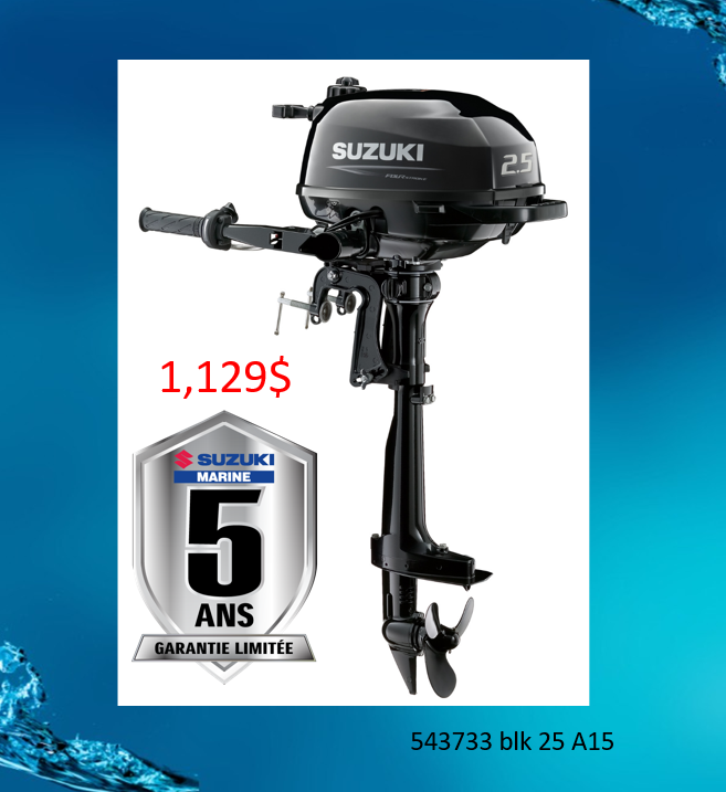 Suzuki 2.5HP 543733 blk 25 A15''
