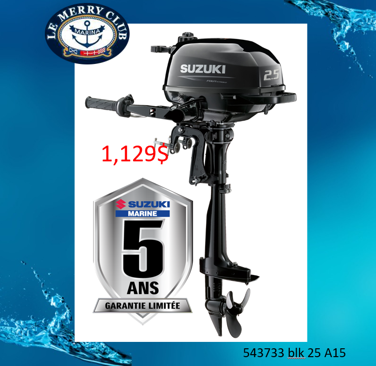 Suzuki 2.5HP 543733 blk 25 A15''